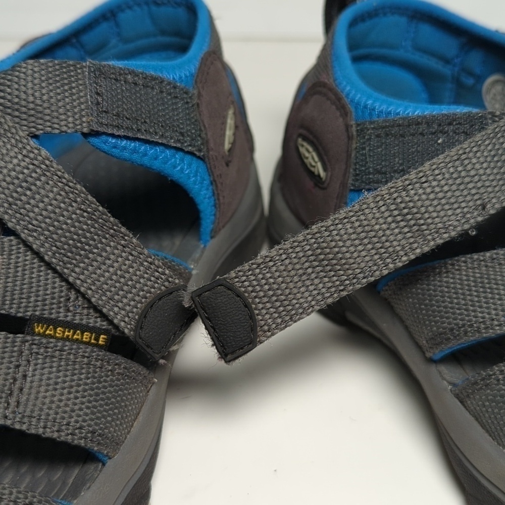 Keen Newport H2 gray and blue athletic sandals big boys size 4  EU 36 - Picture 13 of 15